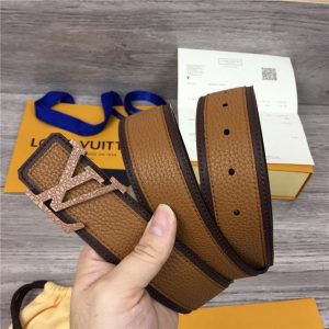 Louis Vuitton LV Covered 40mm Belt Havane