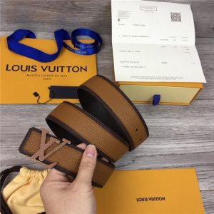 Louis Vuitton LV Covered 40mm Belt Havane