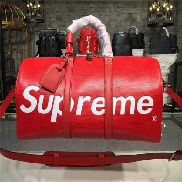 Louis Vuitton X SUPREME Keepall Bandouliere 45 Duffle