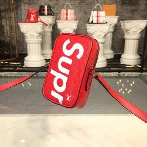 Louis Vuitton X Supreme Danube Nano Red Epi