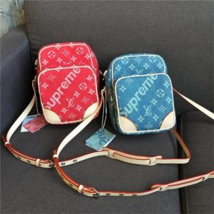 Louis Vuitton X Supreme Shoulder Bag Denim (Varied Colors)