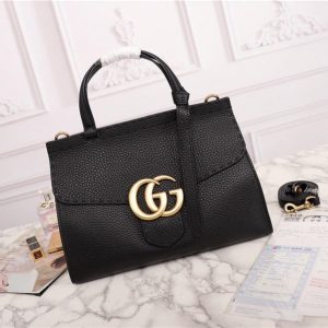 Gucci GG Marmont Leather Top Handle Bag Replica (Varied Colors)