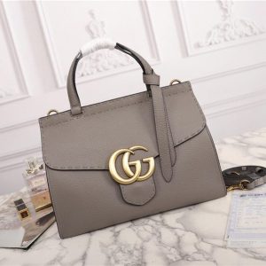 Gucci GG Marmont Leather Top Handle Bag Replica (Varied Colors)