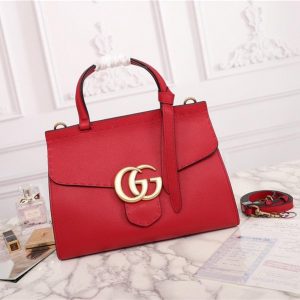 Gucci GG Marmont Leather Top Handle Bag Replica (Varied Colors)