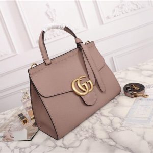 Gucci GG Marmont Leather Top Handle Bag Replica (Varied Colors)