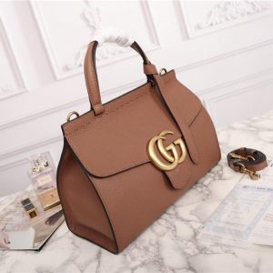 Gucci GG Marmont Leather Top Handle Bag Replica (Varied Colors)