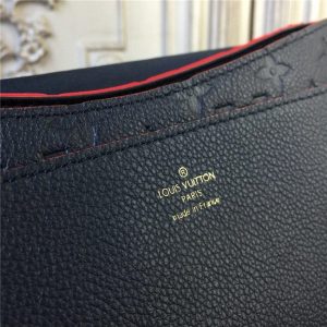 Louis Vuitton Blanche MM Monogram Empreinte Marine Rouge