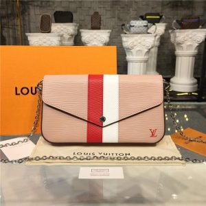 Louis Vuitton Pochette Felicie Epi leather Pink