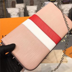 Louis Vuitton Pochette Felicie Epi leather Pink