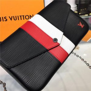 Louis Vuitton Pochette Felicie Epi leather Black