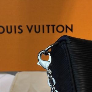 Louis Vuitton Pochette Felicie Epi leather Black