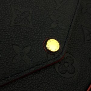 Louis Vuitton Pochette Felicie Monogram Empreinte Leather Marine Rouge