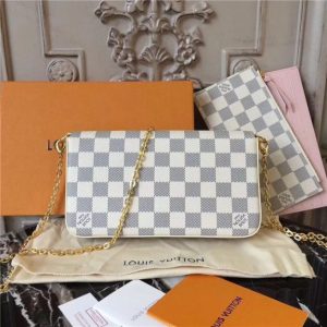 Louis Vuitton Pochette Felicie Replica Damier Azur Canvas