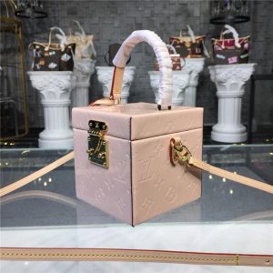 Louis Vuitton Bleecker Box Monogram Vernis Leather Rose Ballerine