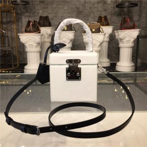 Louis Vuitton Bleecker Box Epi Leather White