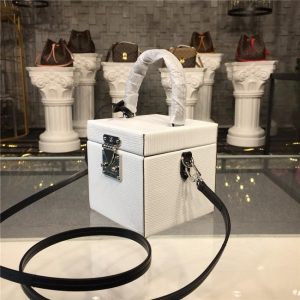 Louis Vuitton Bleecker Box Epi Leather White