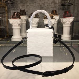 Louis Vuitton Bleecker Box Epi Leather White