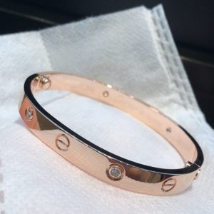 Cartier Gorgeous Love Bracelet Rose Gold (Men Size)