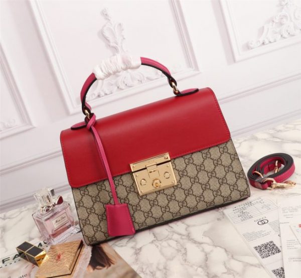 Gucci Padlock GG Supreme top handle bag (Varied Colors)