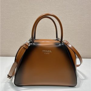 Prada Supernova Small Brushed Leather Handbag (Varied Colors) 1BA366