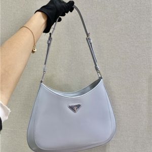 Prada Large Cleo Brushed Leather Shoulder Bag (Varied Colors) 1BC156B