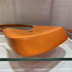 Prada Cleo Brushed Leather Shoulder Bag (Varied Colors) 1BC499