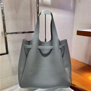 Prada Daino Soft Leather Dynamique Belted Tote Bag ( Varied Colors) 1BG339