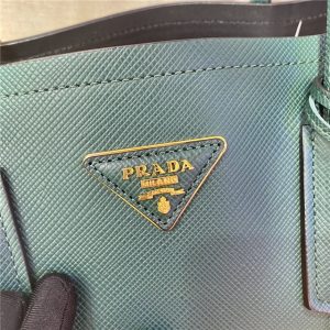 Prada Medium Double Textured-leather Tote Replicas (Varied Colors)