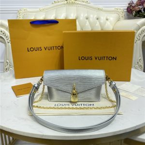 Louis Vuitton Padlock On Strap Epi Replica Leather Sliver