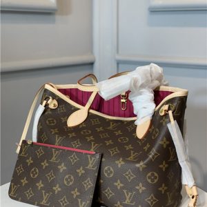 Louis Vuitton Neverfull PM Monogram Replica Canvas Bag (Varied Colors)