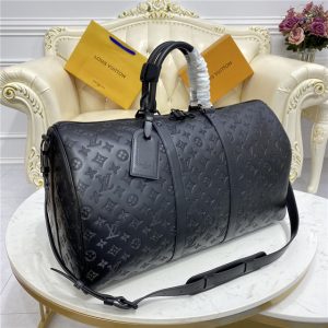 Louis Vuitton Keepall Bandouliere Replica 50 Black