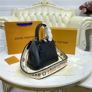 Louis Vuitton Alma BB Epi Leather Black