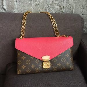 Louis Vuitton Pallas Chain Rose Litchi