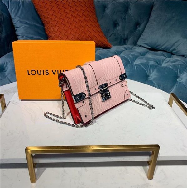 Louis Vuitton Trunk Chain Wallet Rose Ballerine