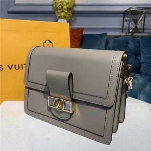 Louis Vuitton Dauphine MM Other Leather Galet