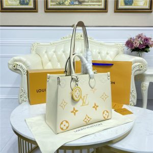 Louis Vuitton Onthego MM Cream / Saffron