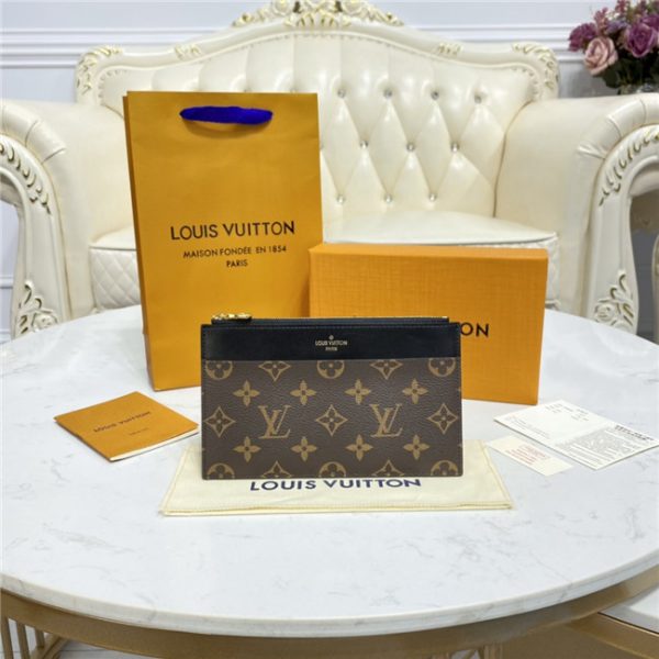 Louis Vuitton Slim Purse Monogram Brown