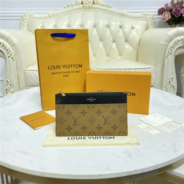 Louis Vuitton Slim Purse Monogram Reverse