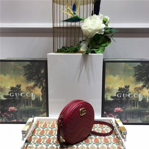 GG Marmont Mini Round Shoulder Replica Bag (Varied Colors)