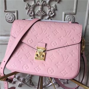 Pochette Metis Rose Poudre Monogram Empreinte