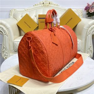 Louis Vuitton Keepall Bandouliere Replica 50 Orange