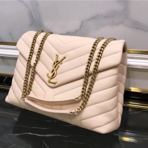 YSL Medium LOULOU Chain Bag “Y” Matelasse Leather (Varied Colors)