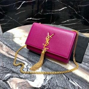 YSL Kate Small With Tassel in Grain De Poudre Embossed Leather (Varied Colors)