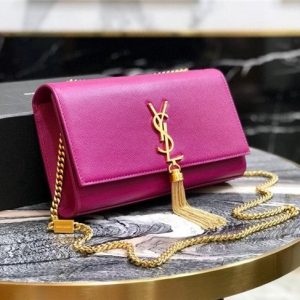 YSL Kate Medium With Tassel in Grain De Poudre Embossed Leather (Varied Colors)