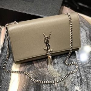 YSL Kate Medium With Tassel in Grain De Poudre Embossed Leather (Varied Colors)