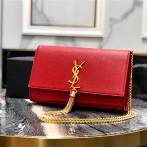 YSL Kate Medium With Tassel in Grain De Poudre Embossed Leather (Varied Colors)