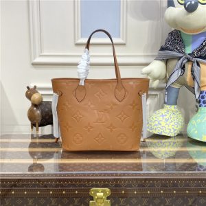 Louis Vuitton Neverfull Replica MM Cognac Brown