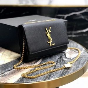 YSL Kate Small in Grain De Poudre Embossed Leather (Varied Colors)