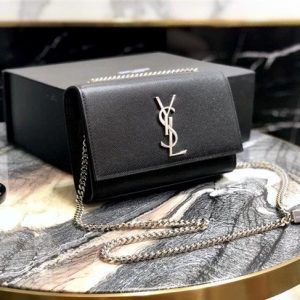 YSL Kate Small in Grain De Poudre Embossed Leather (Varied Colors)