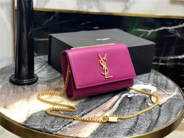 YSL Kate Small in Grain De Poudre Embossed Leather (Varied Colors)